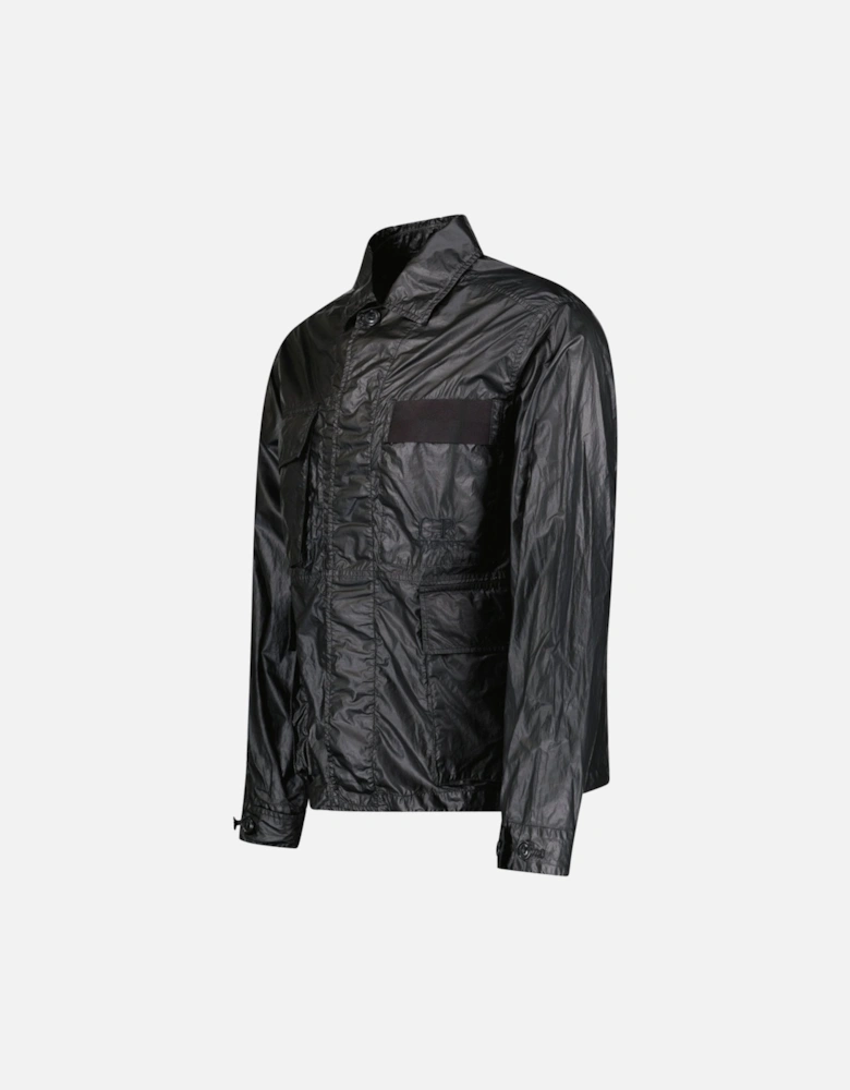 Lino Wax Black Overshirt Jacket
