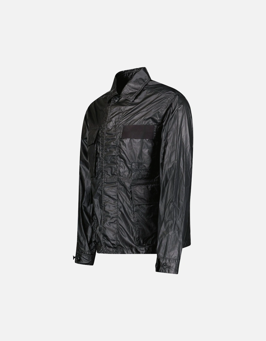 Lino Wax Black Overshirt Jacket