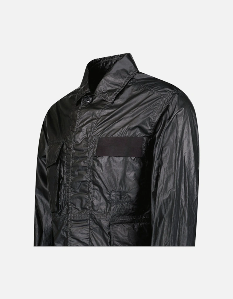 Lino Wax Black Overshirt Jacket