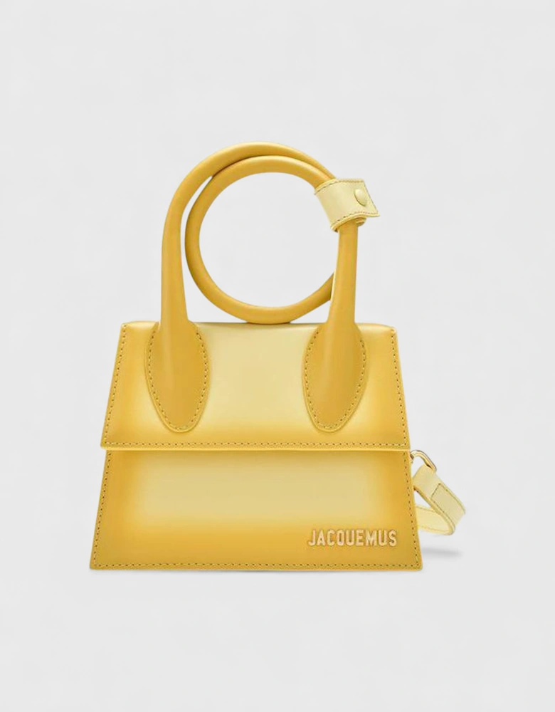 Le Chiquito Noeud Bag in Yellow Leather