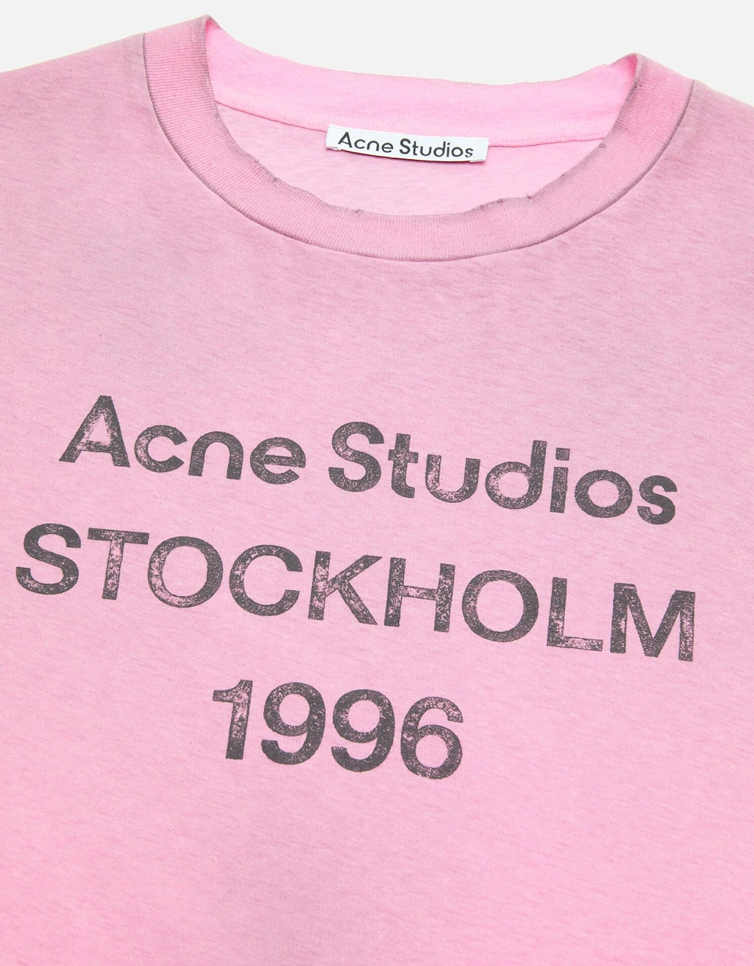 Stockholm Logo T-Shirt in Pink
