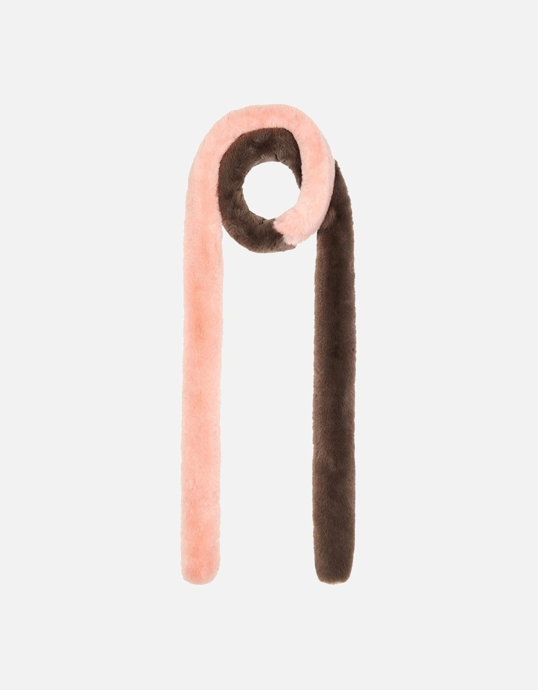 Patchwork Pasha Faux Fur Scarf - Pink/Mink, 3 of 2