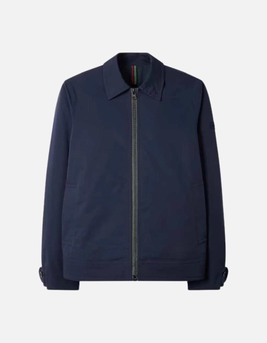 Men's Paul Smith Recycled Polyester Zip Blouson Jacket - Navy - Size: Regular/40