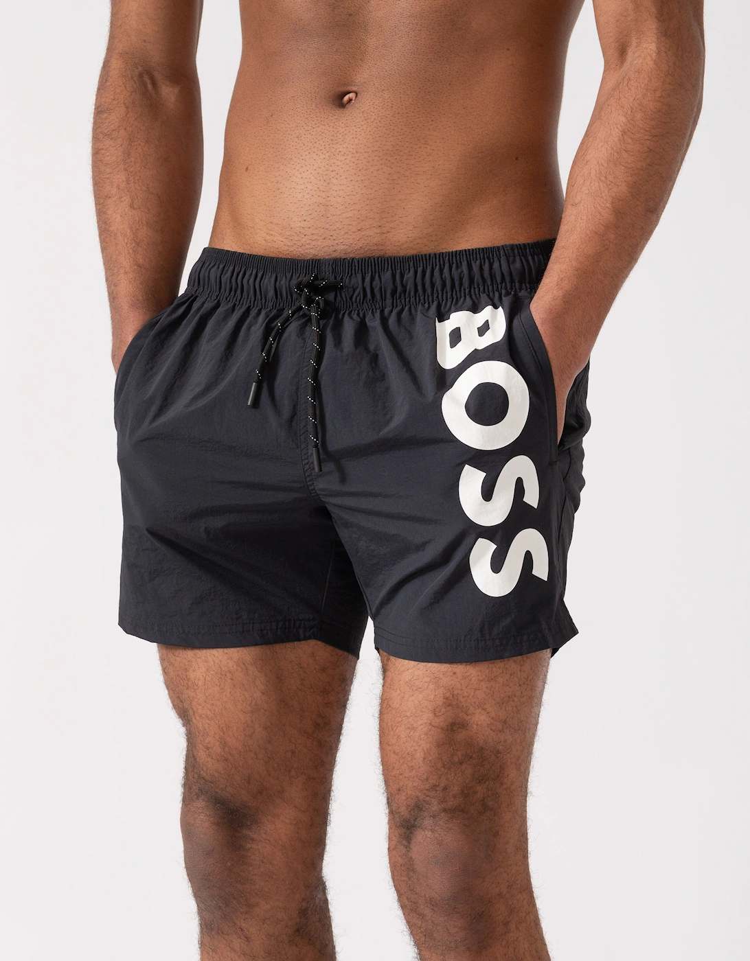 BOSS Orange Octopus Mens Swim Shorts NOS - Black 001