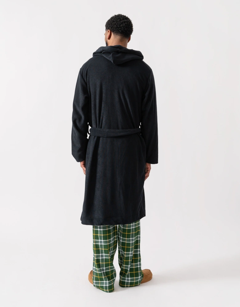 BOSS Orange Mens Cotton Terry Robe - Black 001