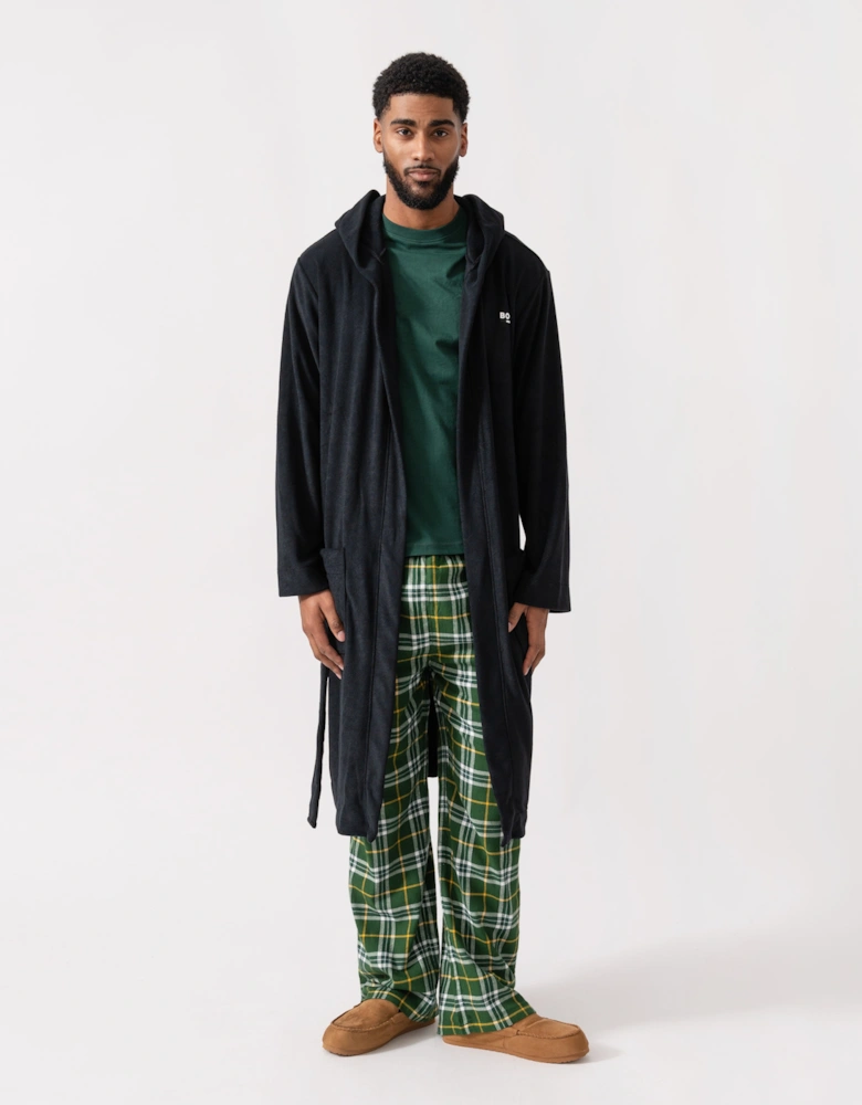 BOSS Orange Mens Cotton Terry Robe - Black 001