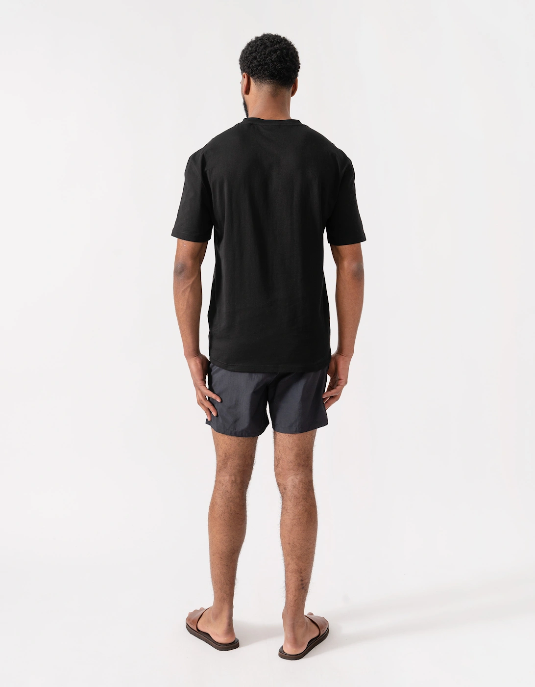 HUGO RN Relaxed Jersey T-shirt with UV Protection - Black 004