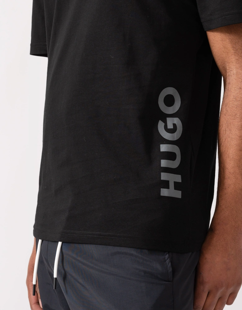 HUGO RN Relaxed Jersey T-shirt with UV Protection - Black 004
