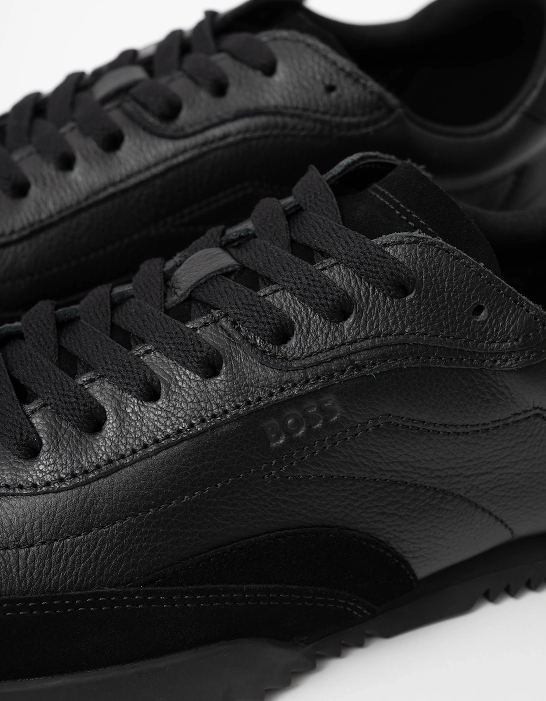 BOSS Orange Careton Low Profile Mens Trainers - Black 005