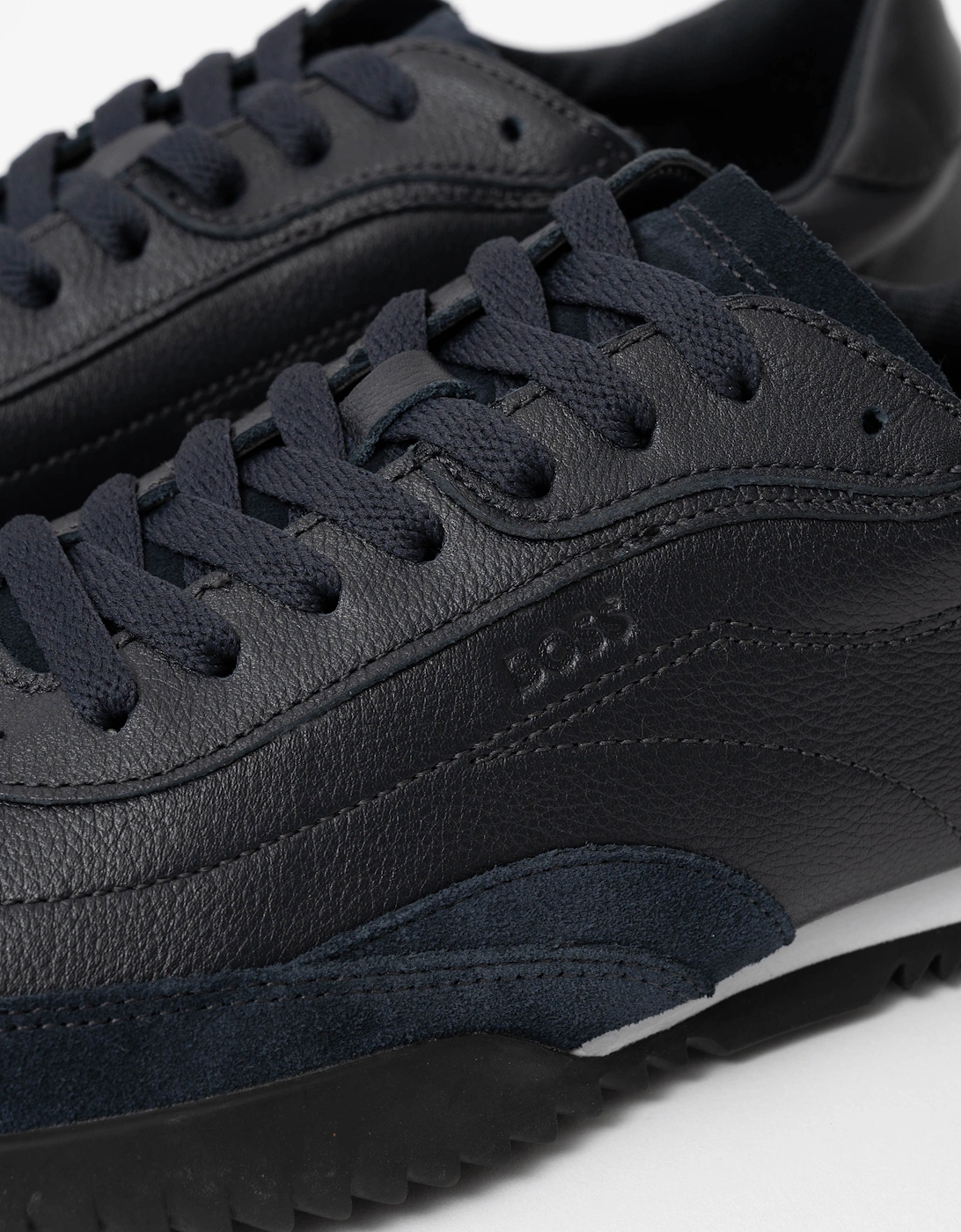 BOSS Orange Careton Low Profile Mens Trainers - Dark Blue 401