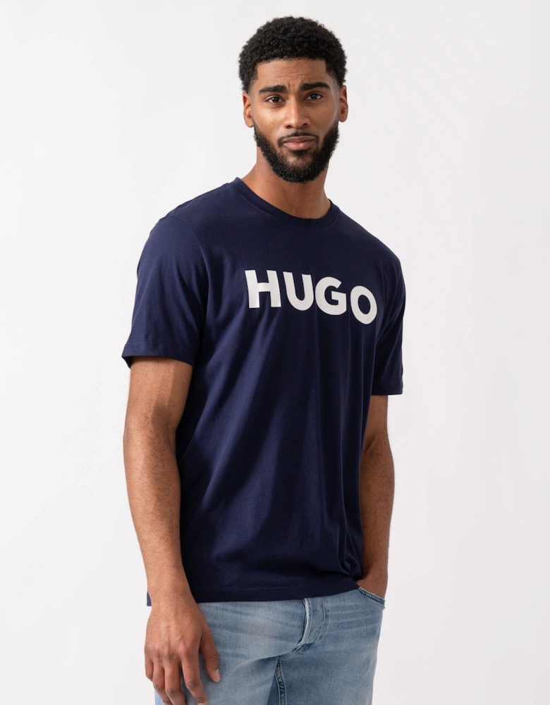 HUGO Dulivio Mens T-Shirt - Navy 418