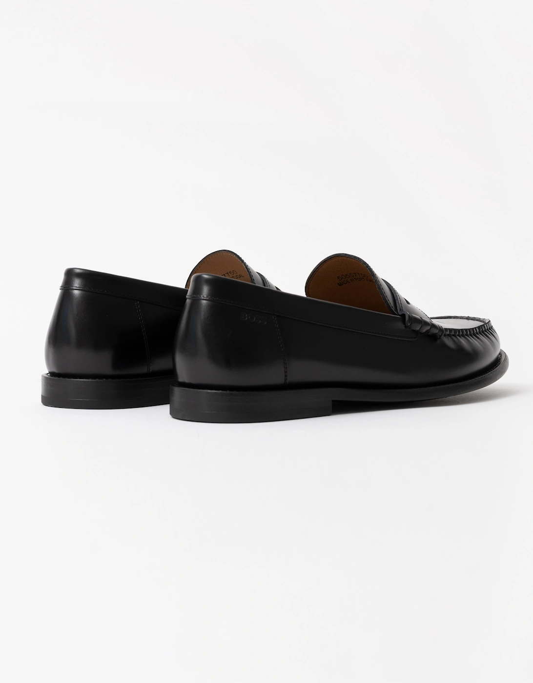 BOSS Orange Tevan Mocc Bo Loafers - Black 001