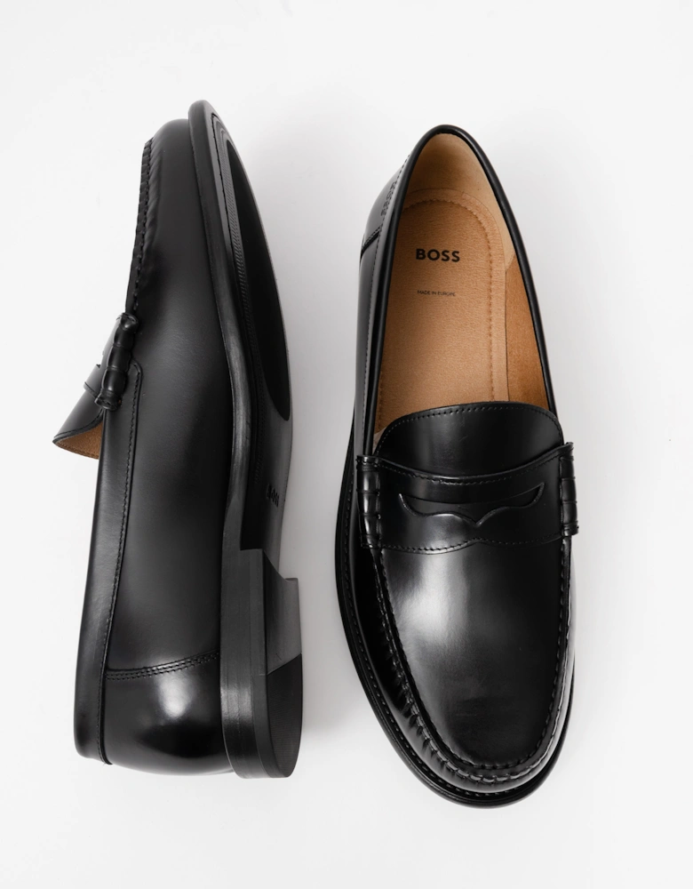 BOSS Orange Tevan Mocc Bo Loafers - Black 001