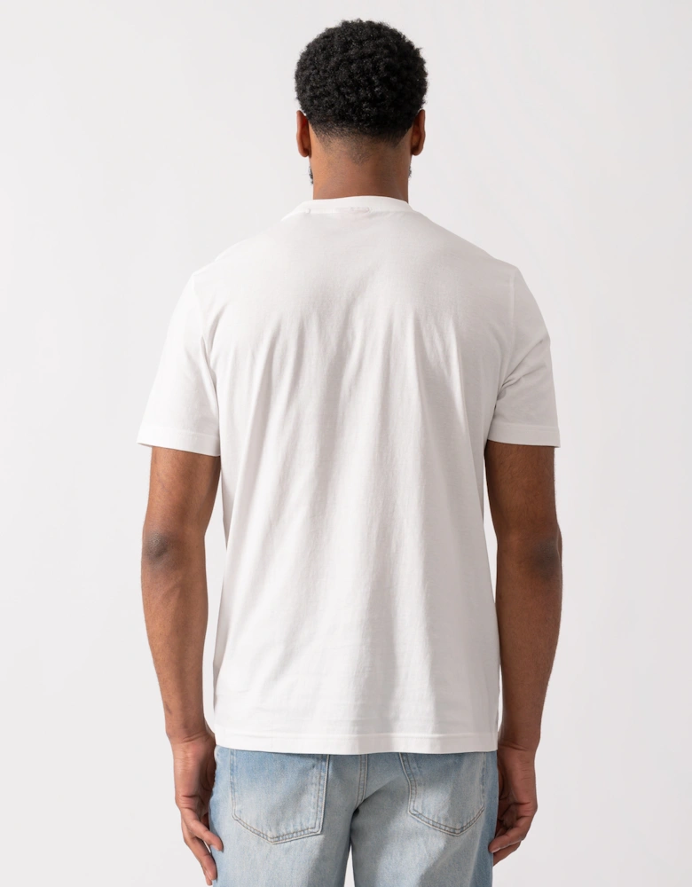 HUGO Danotie Mens Red Label Logo T-Shirt - Natural 102