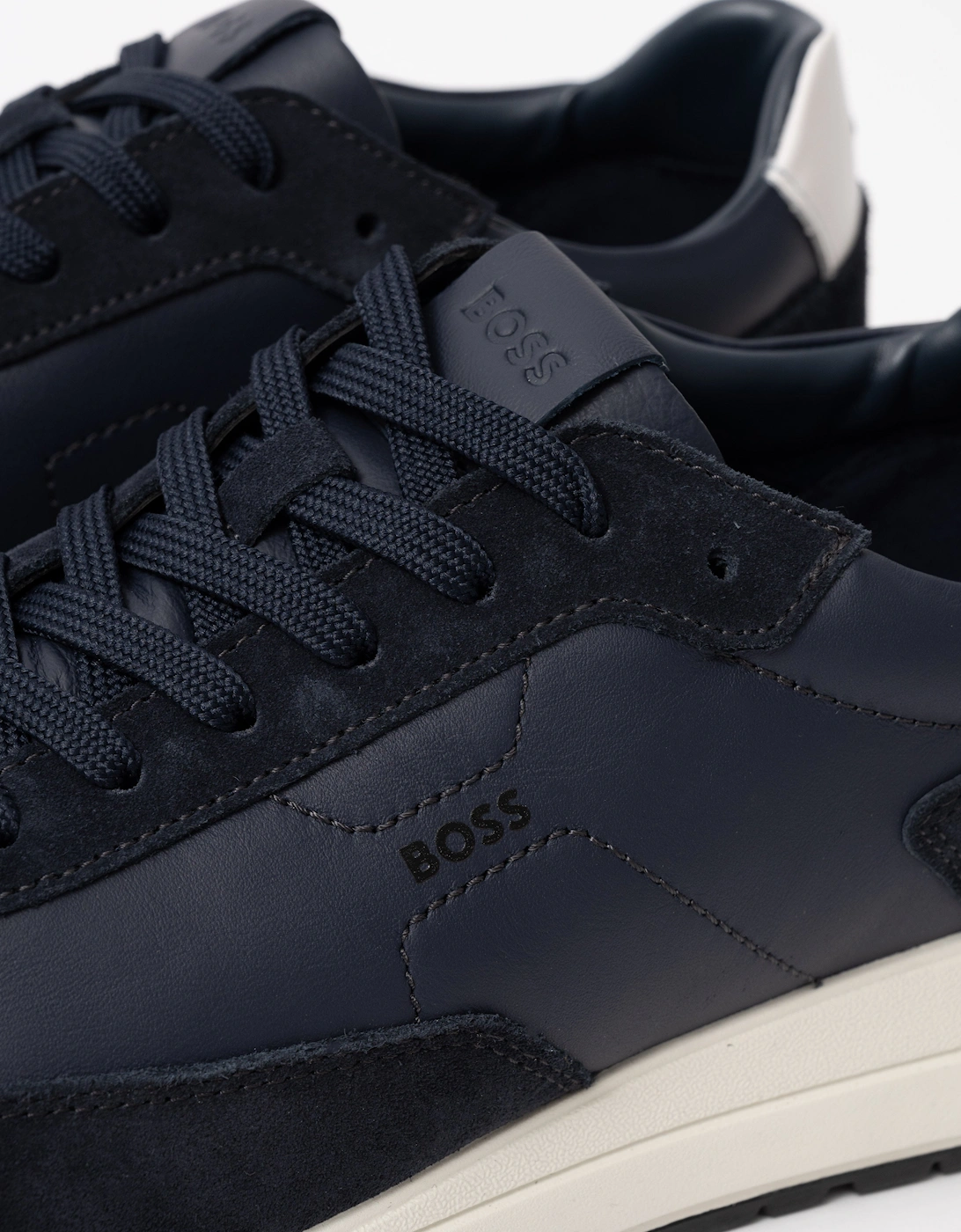 BOSS Orange Vinston Mens Trainers - Dark Blue 401