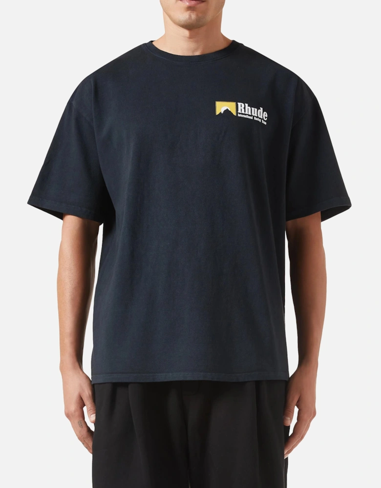 International Racing Logo T-Shirt in Black