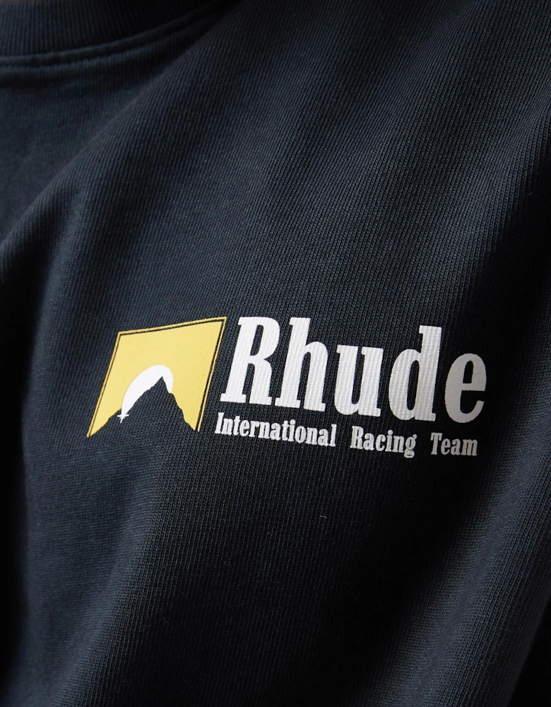 International Racing Logo T-Shirt in Black