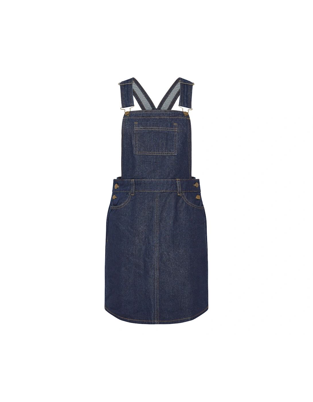 Petite Denim Pinafore Dress, 2 of 1