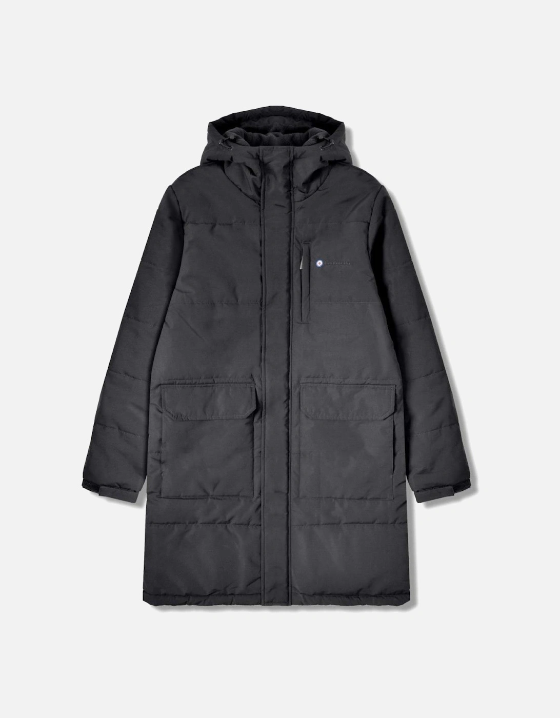 Mens Padded Longline Padded Jacket, 2 of 1