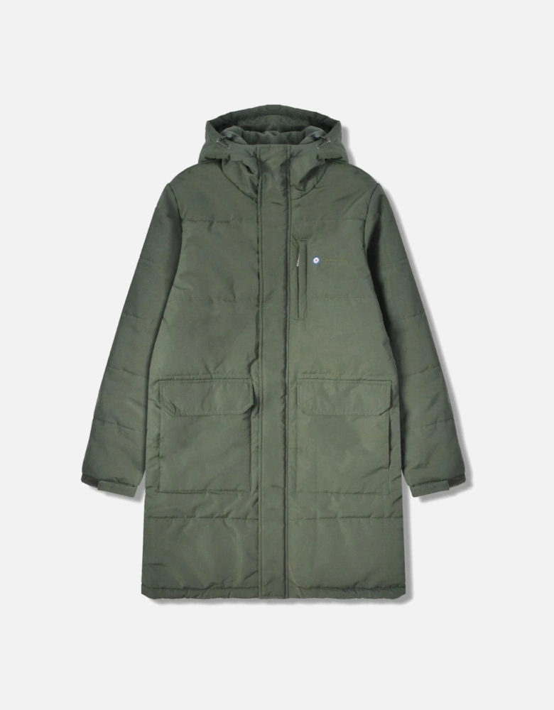 Mens Padded Longline Padded Jacket