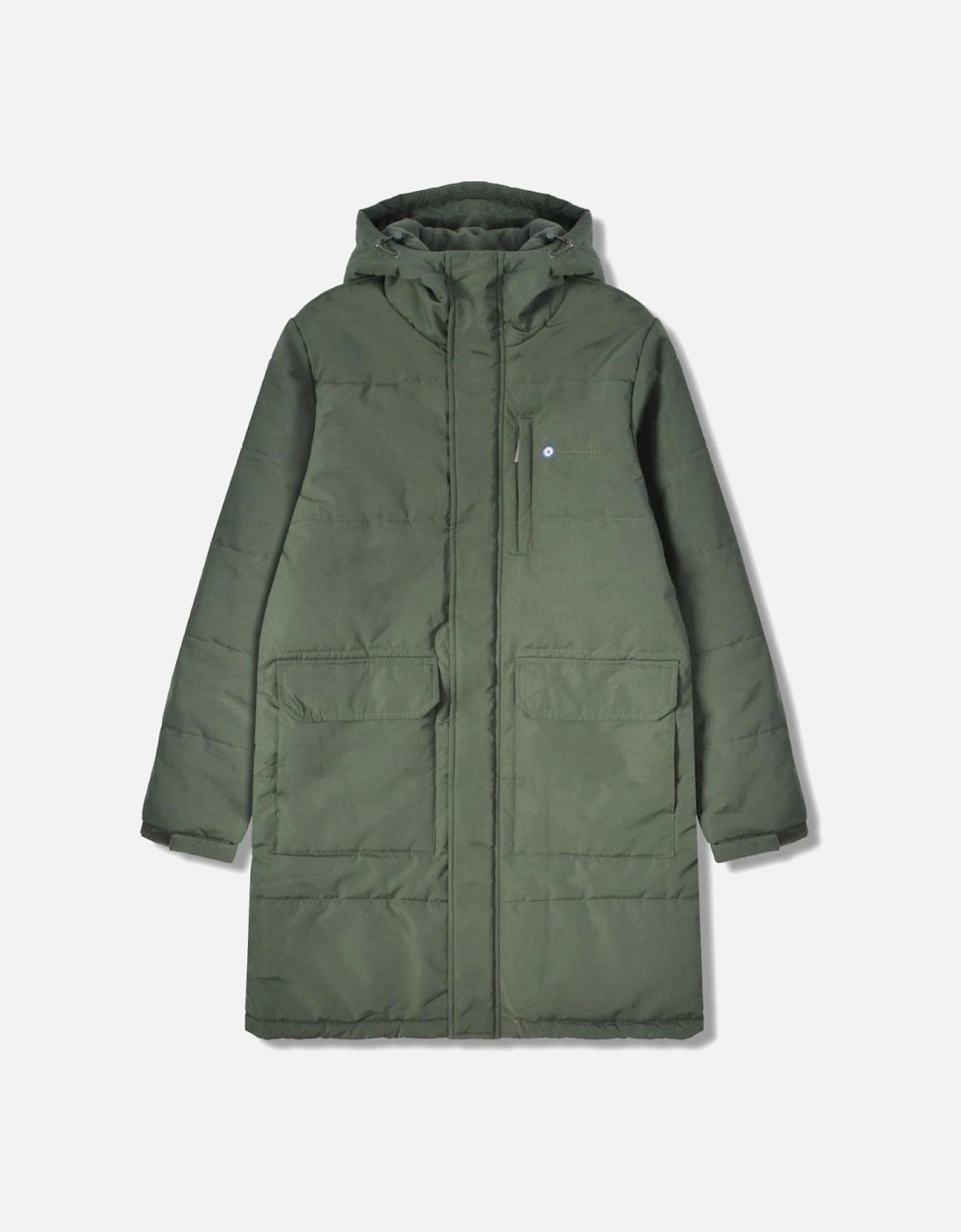 Mens Padded Longline Padded Jacket, 2 of 1