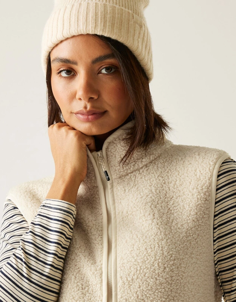 Womens Frankie Borg Fleece Bodywarmer Gilet