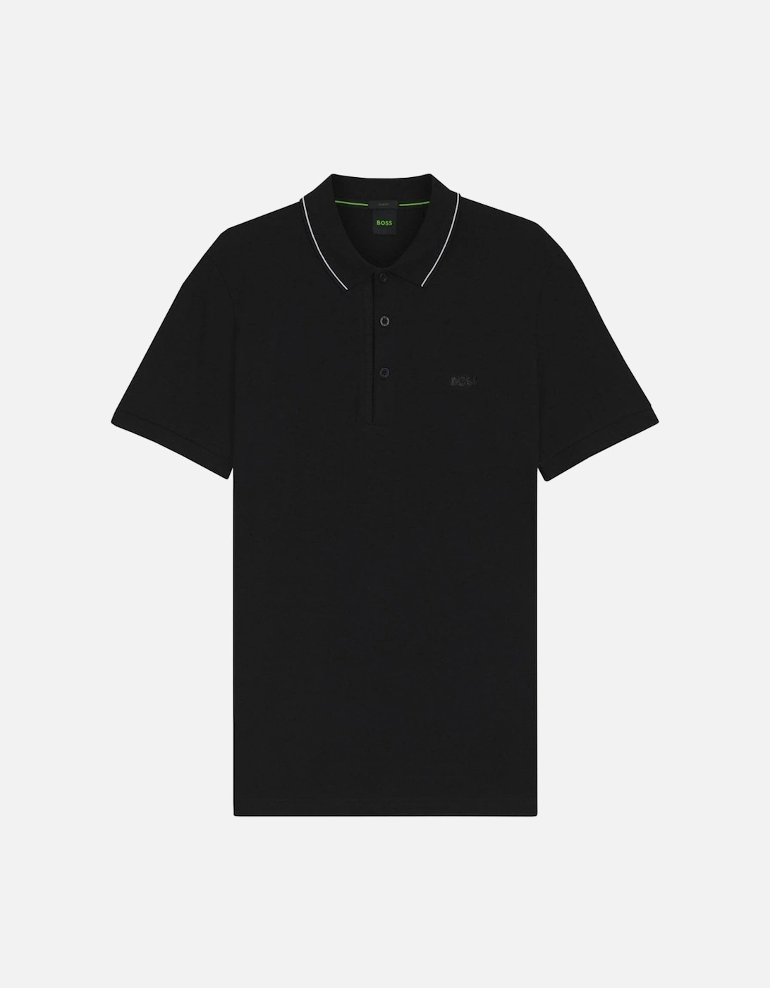 Men's Black Paule 4 Polo Shirt, 2 of 1