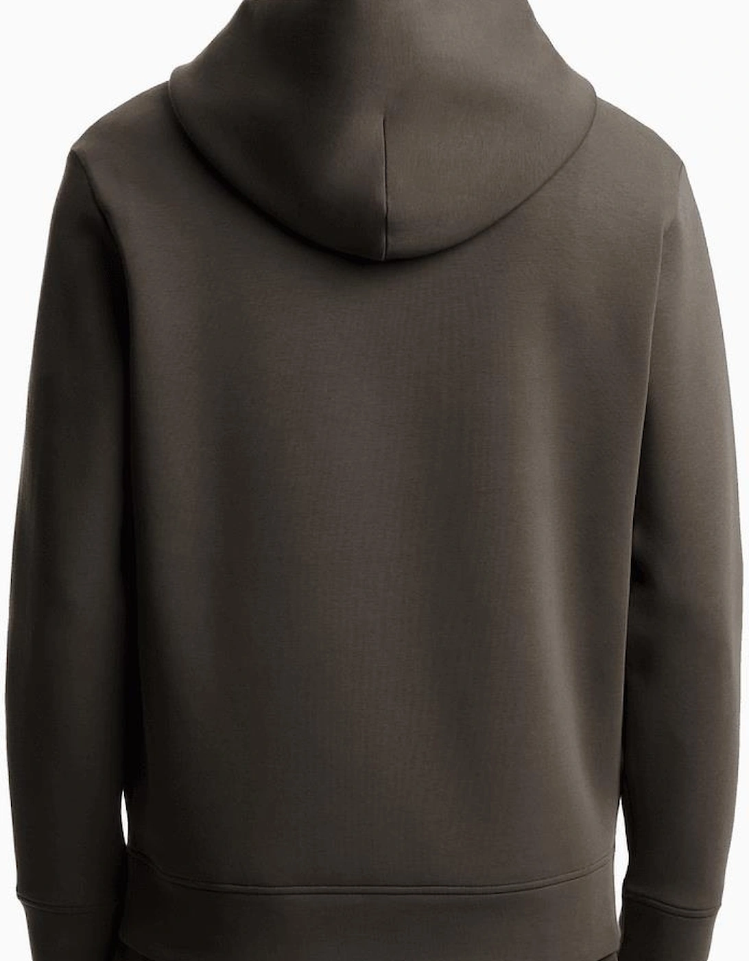 Patch Logo Pullover Grey Hoodie