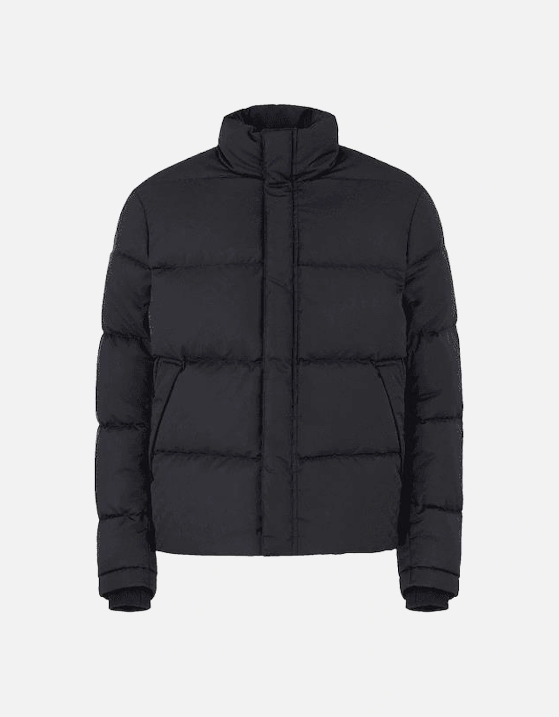 Allover Eagle Logo Quilted Black Puffer Jacket, 5 of 4