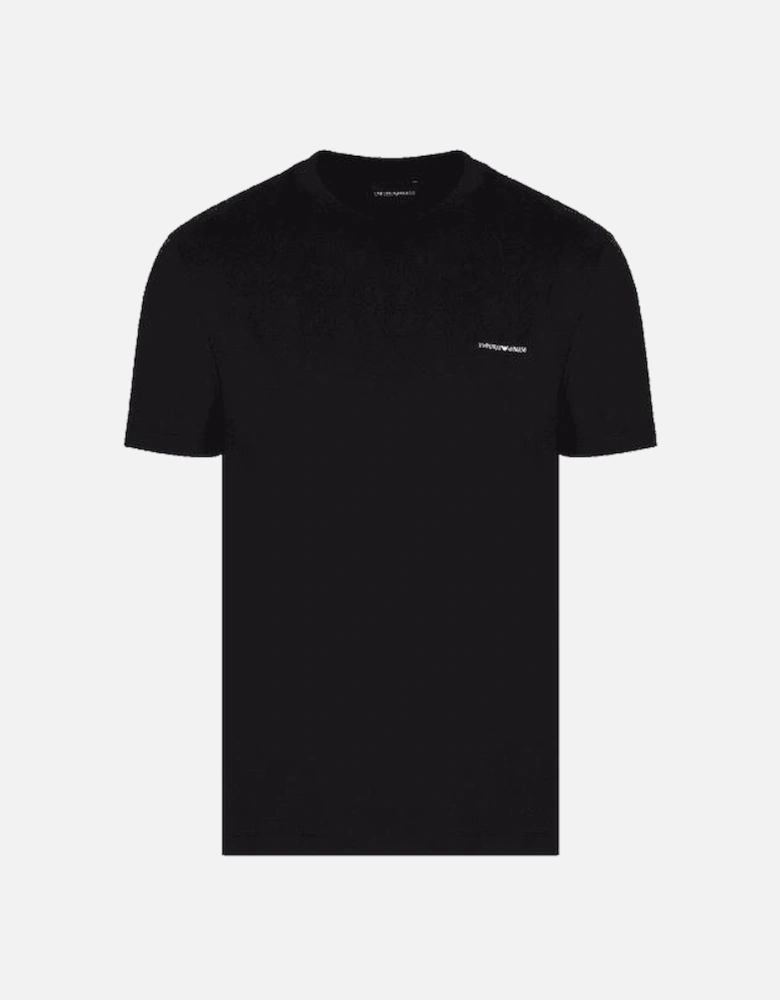 ASV Print Logo Black T-Shirt