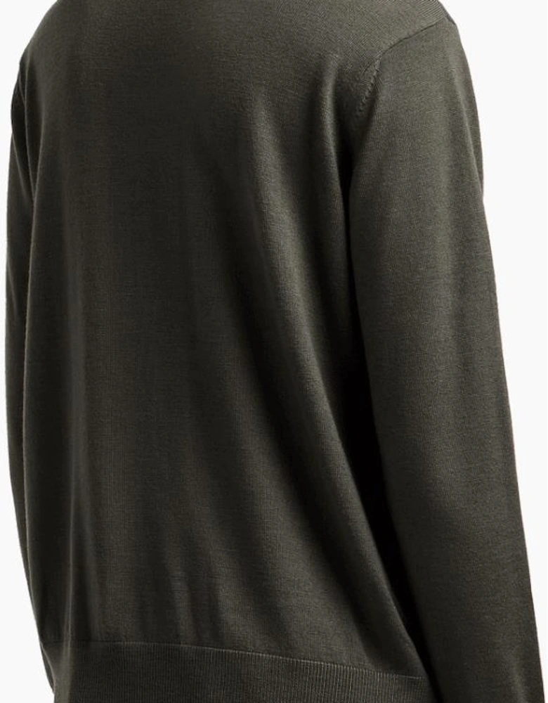 Eagle Patch Logo Grey Knitted Jumper