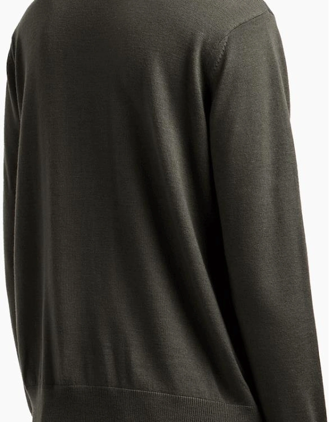 Eagle Patch Logo Grey Knitted Jumper