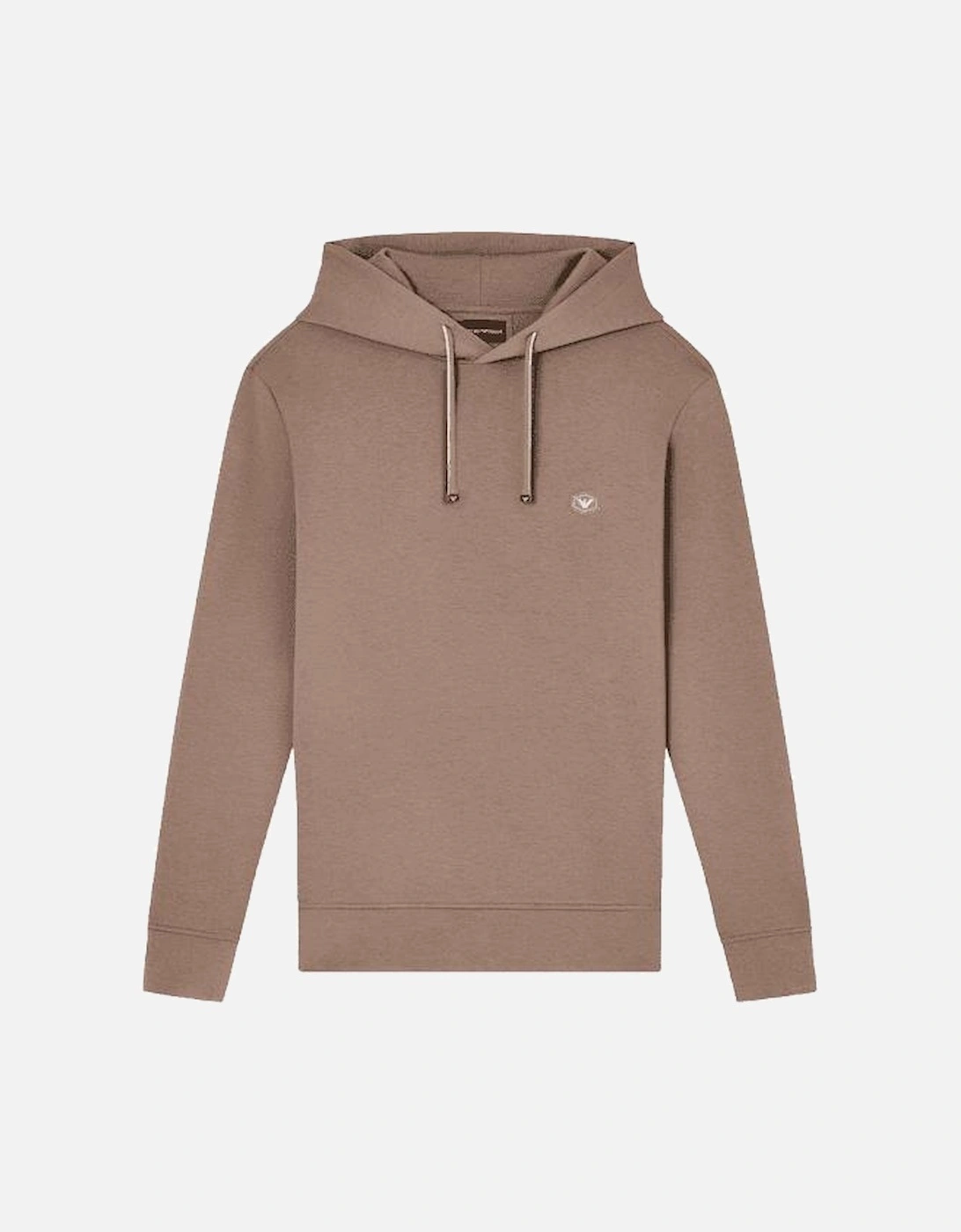 Patch Logo Pullover Beige Hoodie, 5 of 4