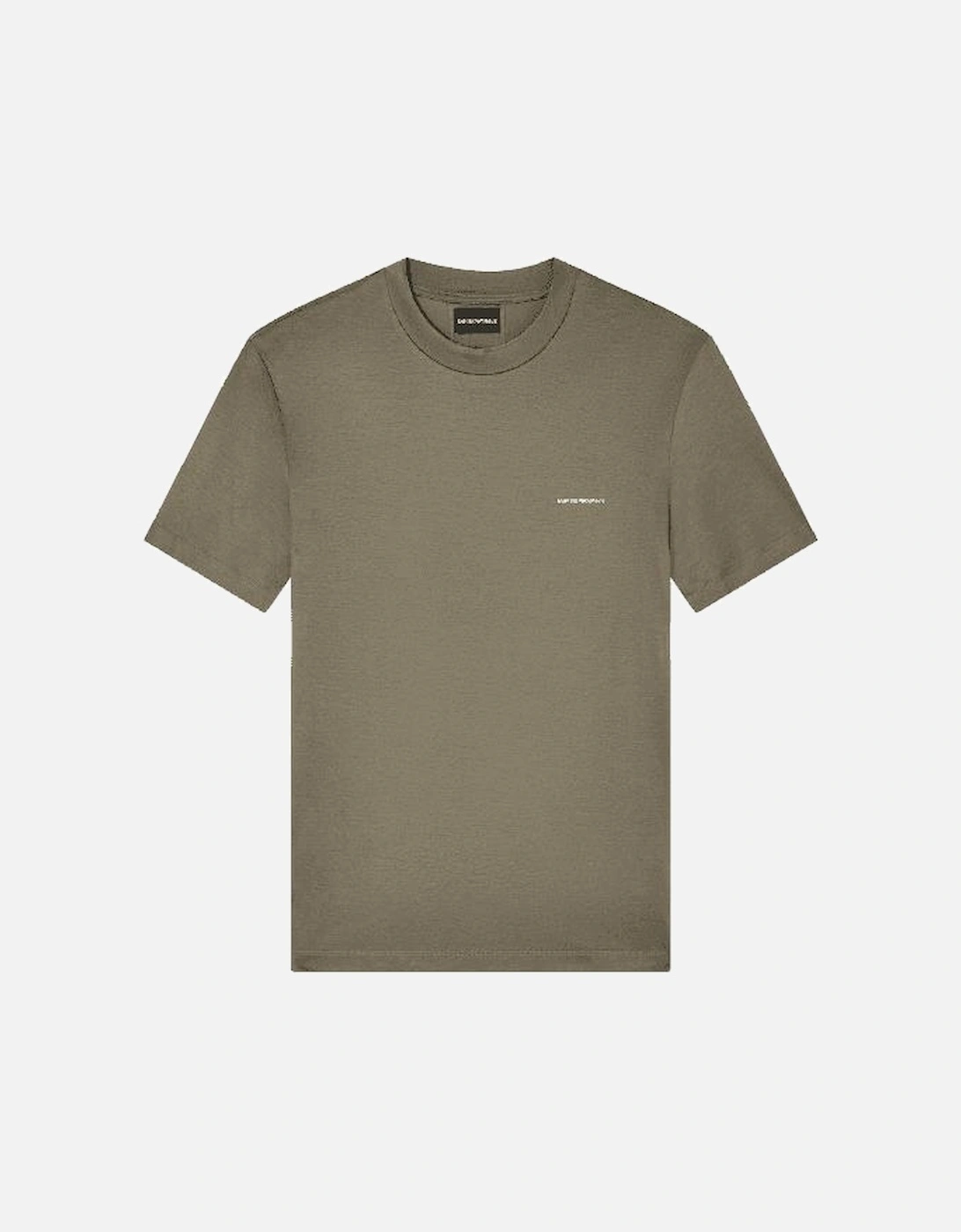 ASV Print Logo Khaki T-Shirt, 5 of 4