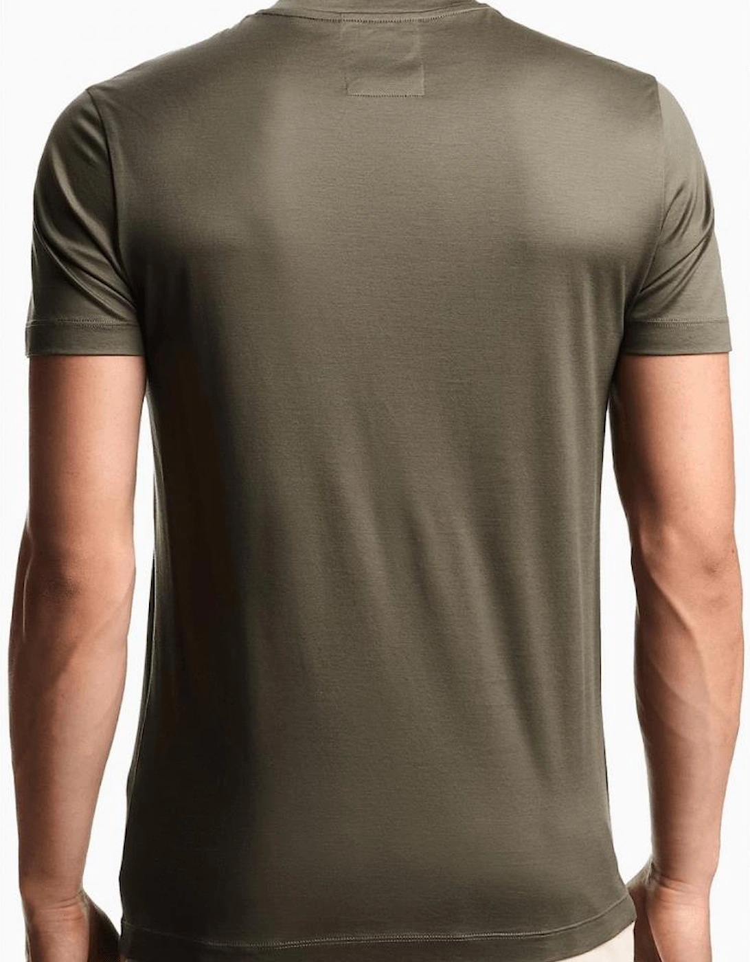 ASV Print Logo Khaki T-Shirt