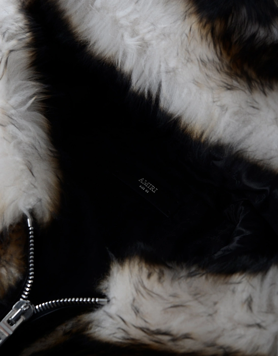 SHEARLING ZIP HOODED JACKET
