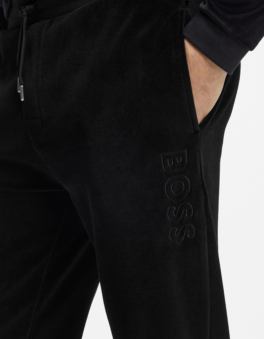 VELOUR CUFFED JOGGERS