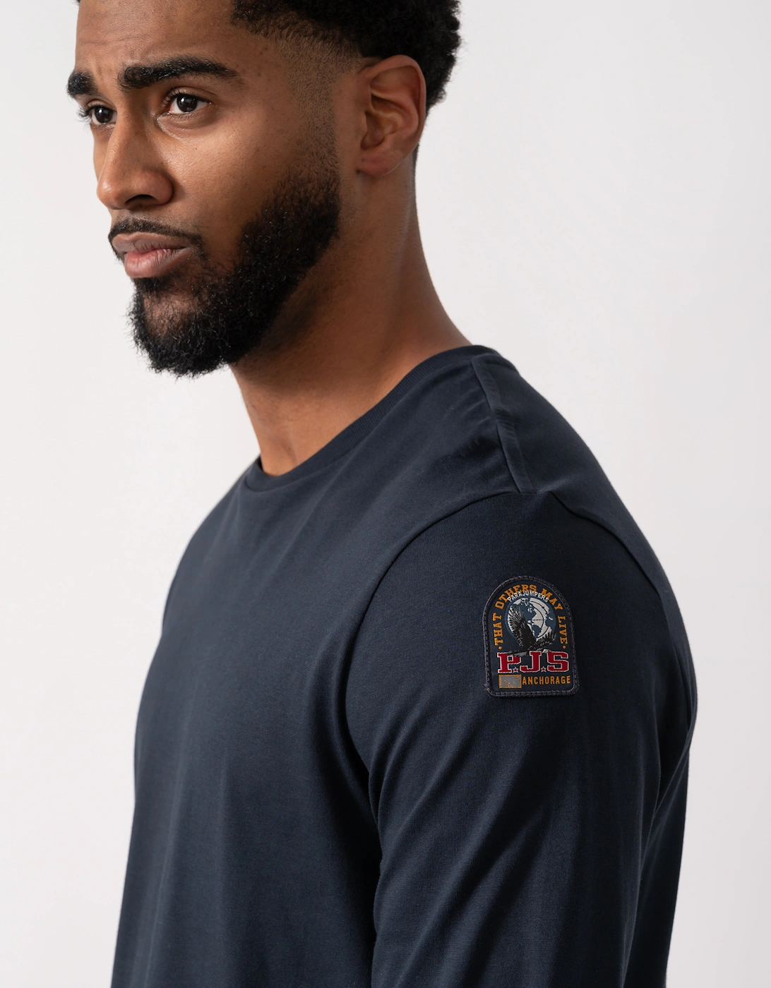 Kip Mens Long Sleeve T-Shirt - Blue Navy 316