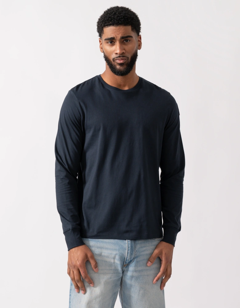 Kip Mens Long Sleeve T-Shirt - Blue Navy 316