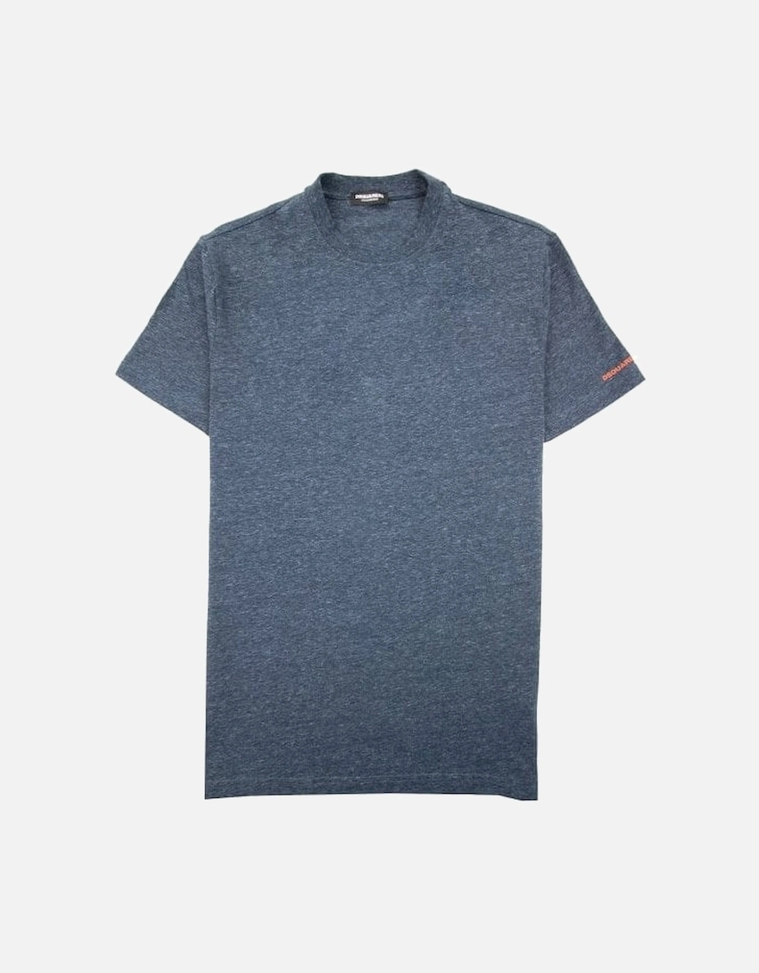 Logo T Shirt Navy Marl, 5 of 4
