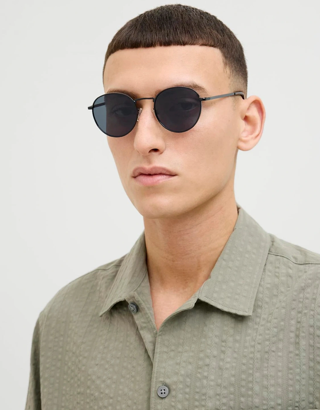Men's Jack & Jones Ryder Mens Sunglasses Asphalt - Grey
