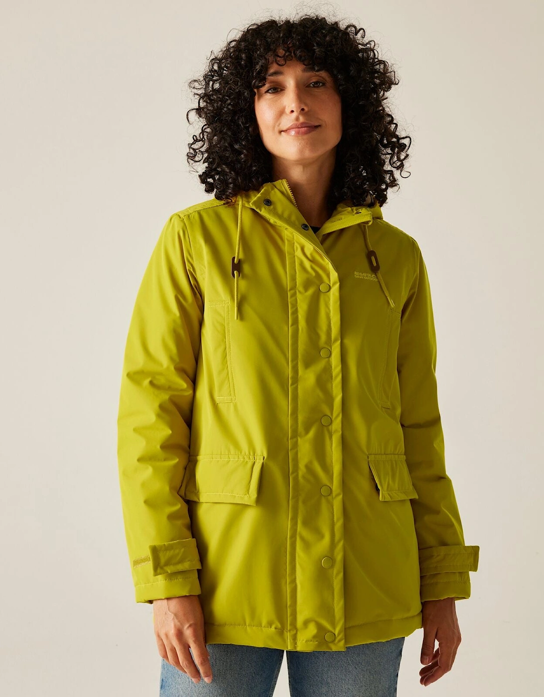 Womens Orla Mid Length Waterproof Jacket, 2 of 1