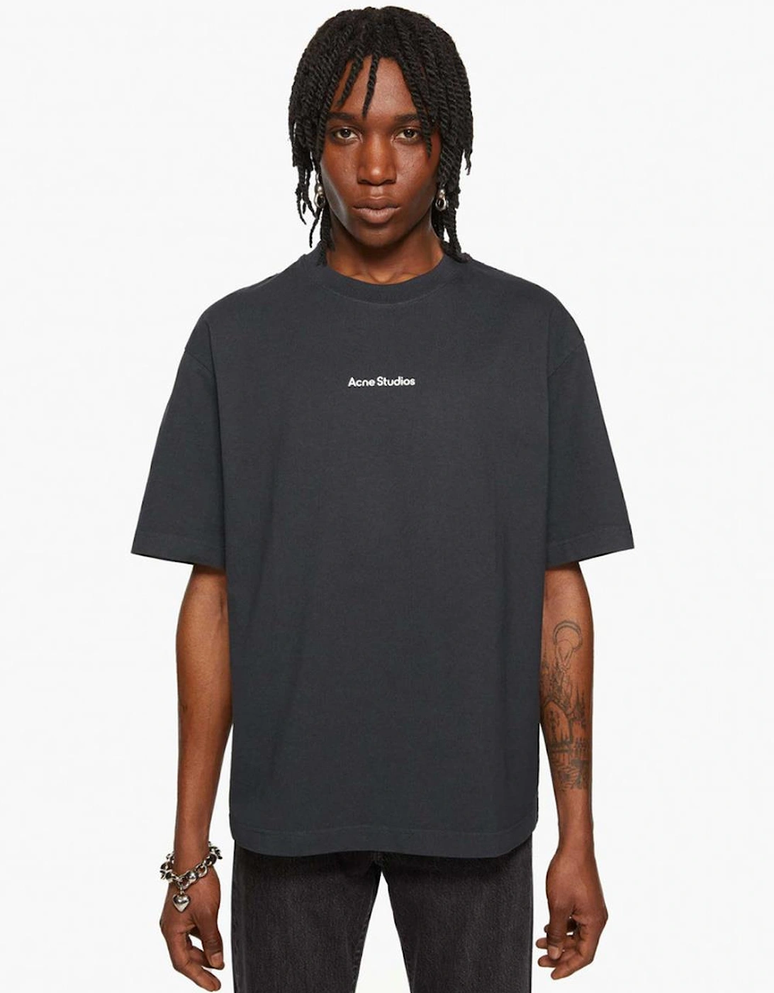 Small Logo Stamp T-Shirt in Black