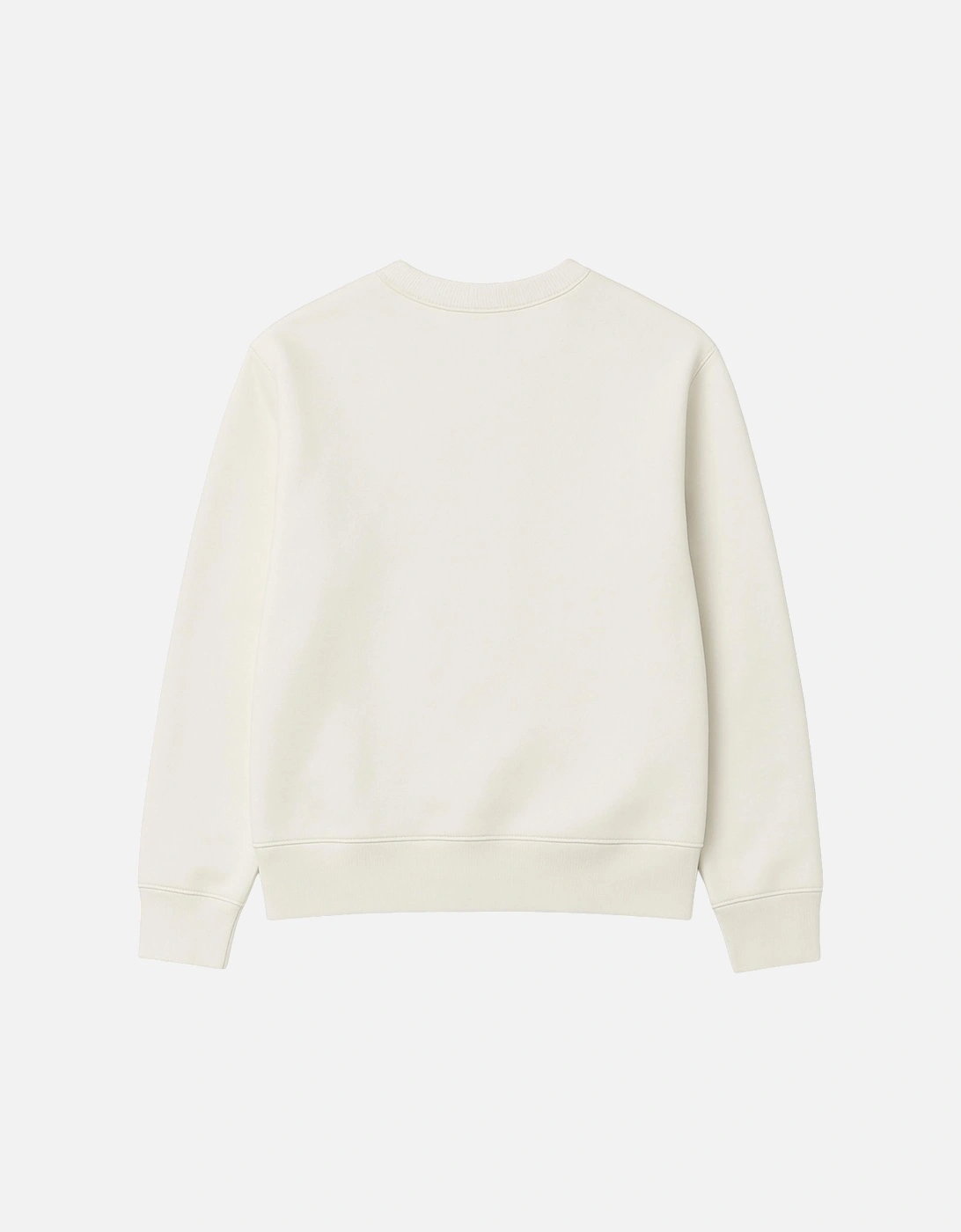 Tiger Embroidered Logo Sweatshirt in White