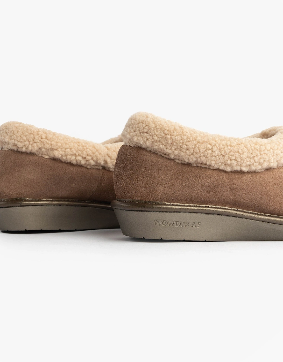 1754 Womens Full Fur Cuff Slippers Piedra