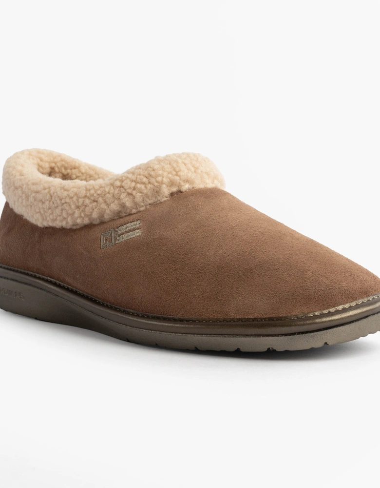 1754 Womens Full Fur Cuff Slippers Piedra