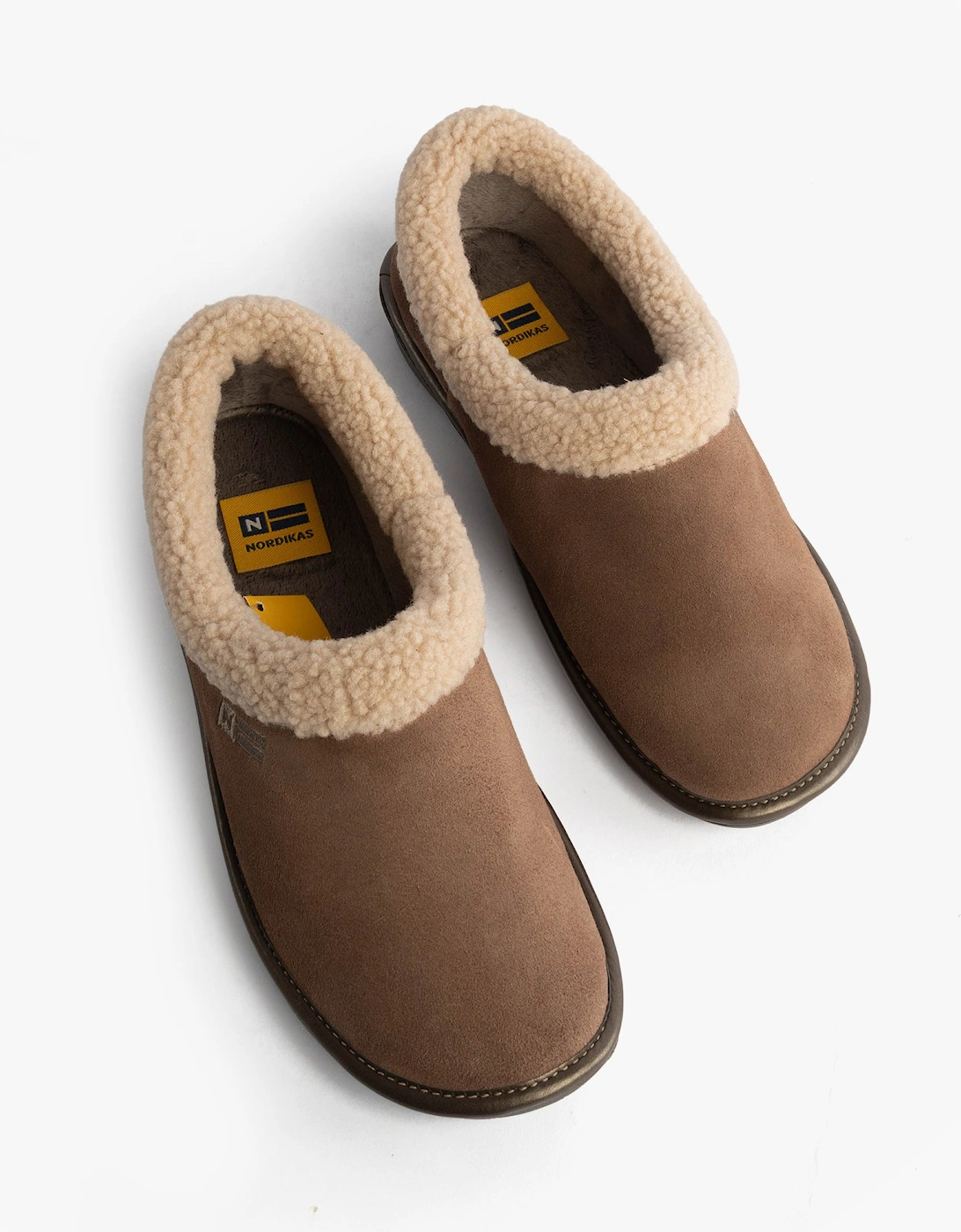 1754 Womens Full Fur Cuff Slippers Piedra