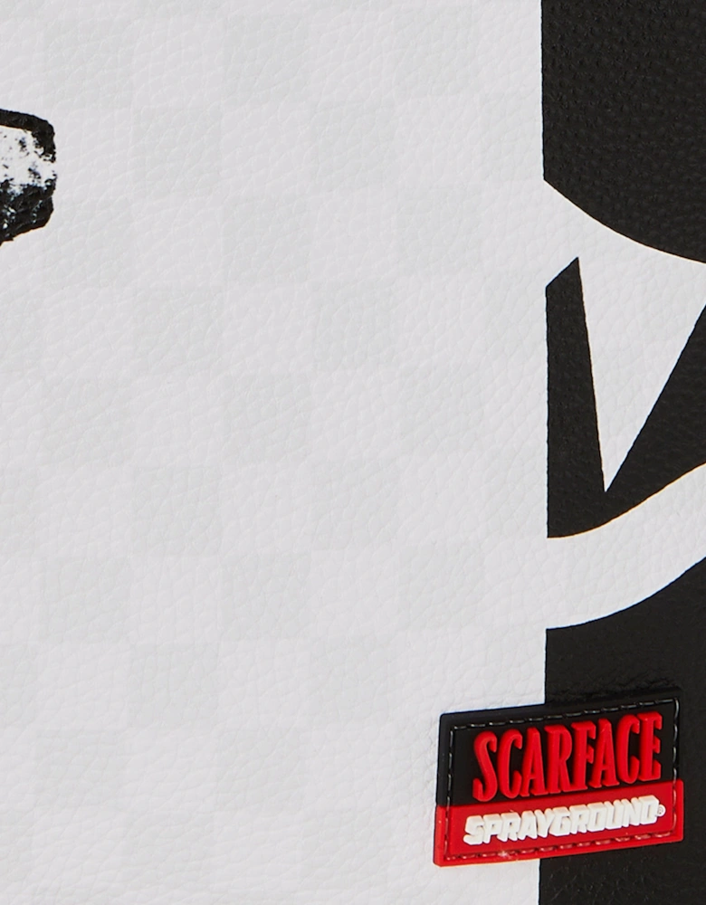 Kids Scarface Poster Style Backpack in White (45.72 cm)