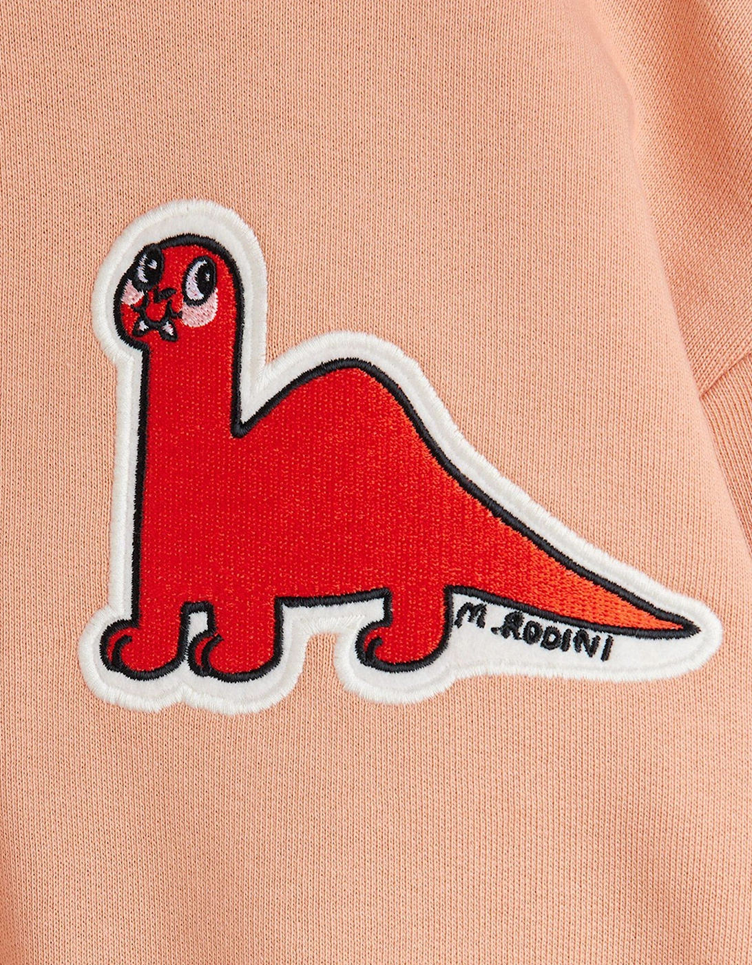 Girls Dino Patch Sweatshirt in Pink