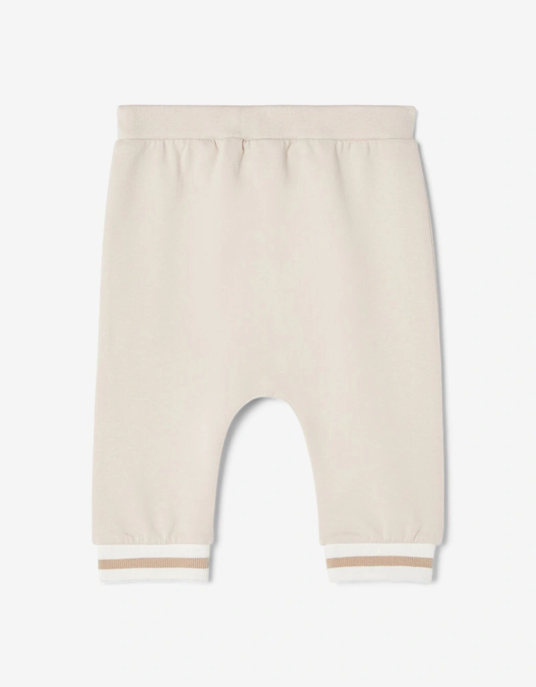 Baby Logo Joggers in Beige